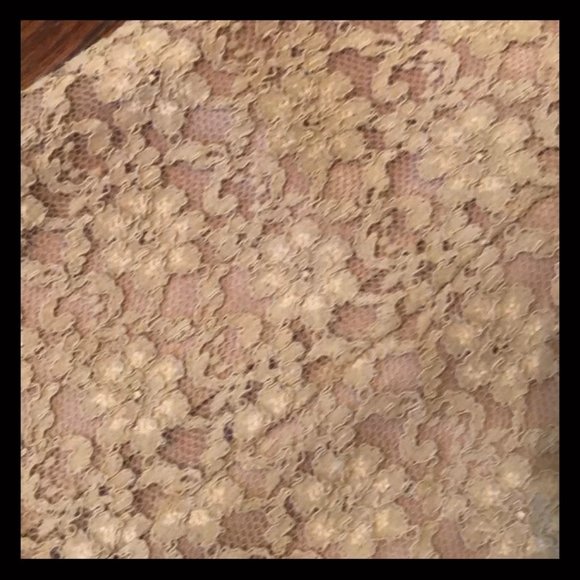 Hilliard & Hanson Cream size 6 lace skirt - Picture 2 of 4